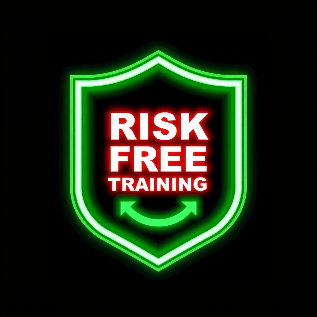 Icono de entrenamiento sin riesgo